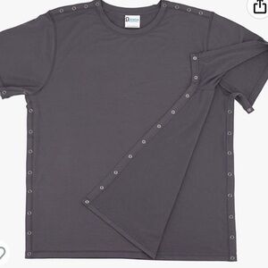 Medical Surgical Tee with Snaps